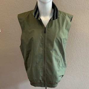 Cutter & Buck‎ Olive Green Vest men’s size large